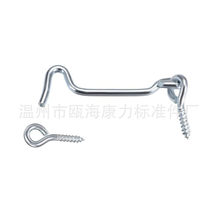 В наличии Железный оцинкованный оконный крюк ветровой крюк старомодный ветрозащитный крюк ветровой крюк кабины автомобиля защелка с петелькой дверной вращающийся дверной крюк