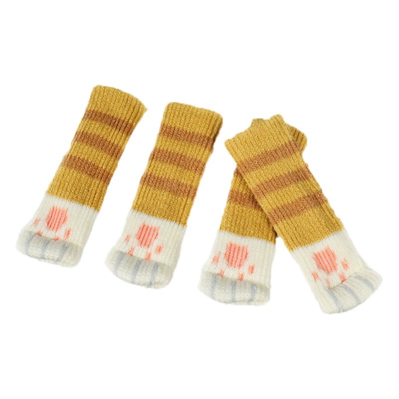 Защитный чехол дверной ручки для ванной комнаты вязаный шерстяной бесшумный чехол для дверной ручки с защитой от столкновений Противоугонный чехол для дверной ручки