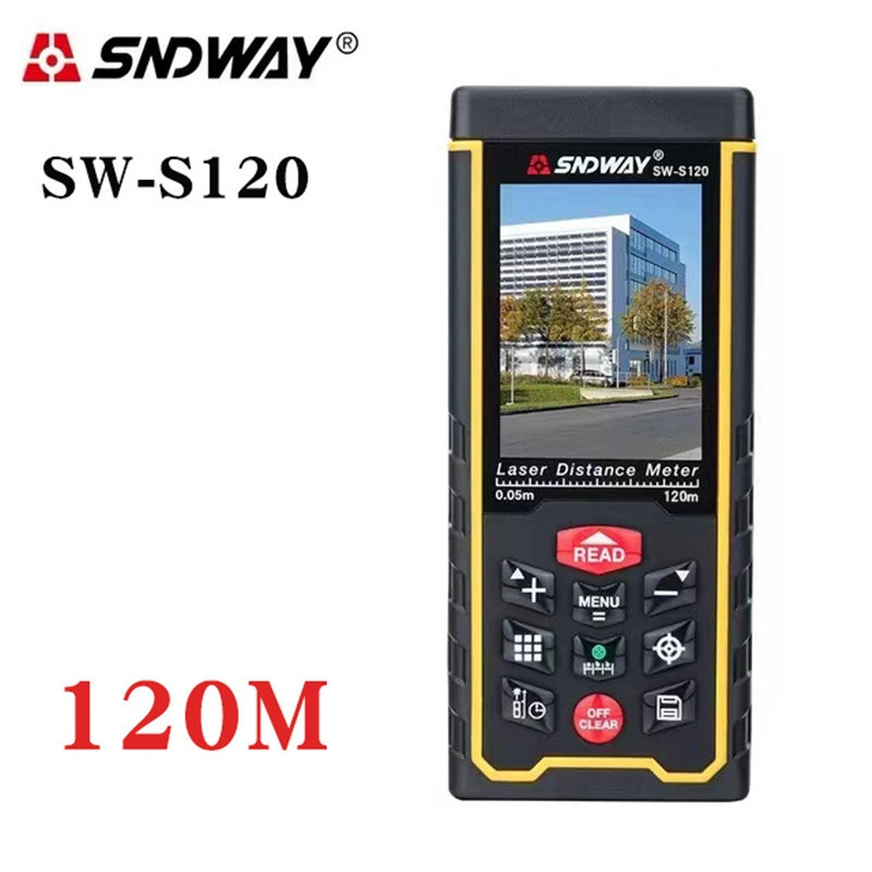 SNDWAY/лазерный дальномер Shendaway с цветным экраном для зарядки SW-S120/SW-S100 портативный дальномер