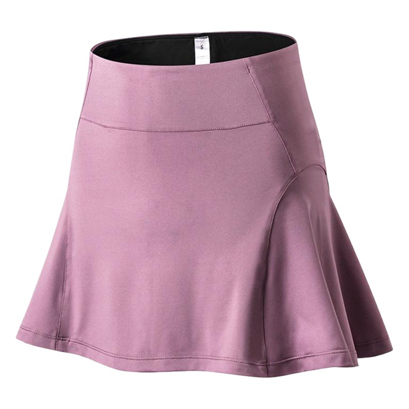 Yuerlian High-Waist Sports Culottes Women's Yoga Fitness Tennis Lining Anti-Exposure Running Quick-Drying Short Skirt 92406