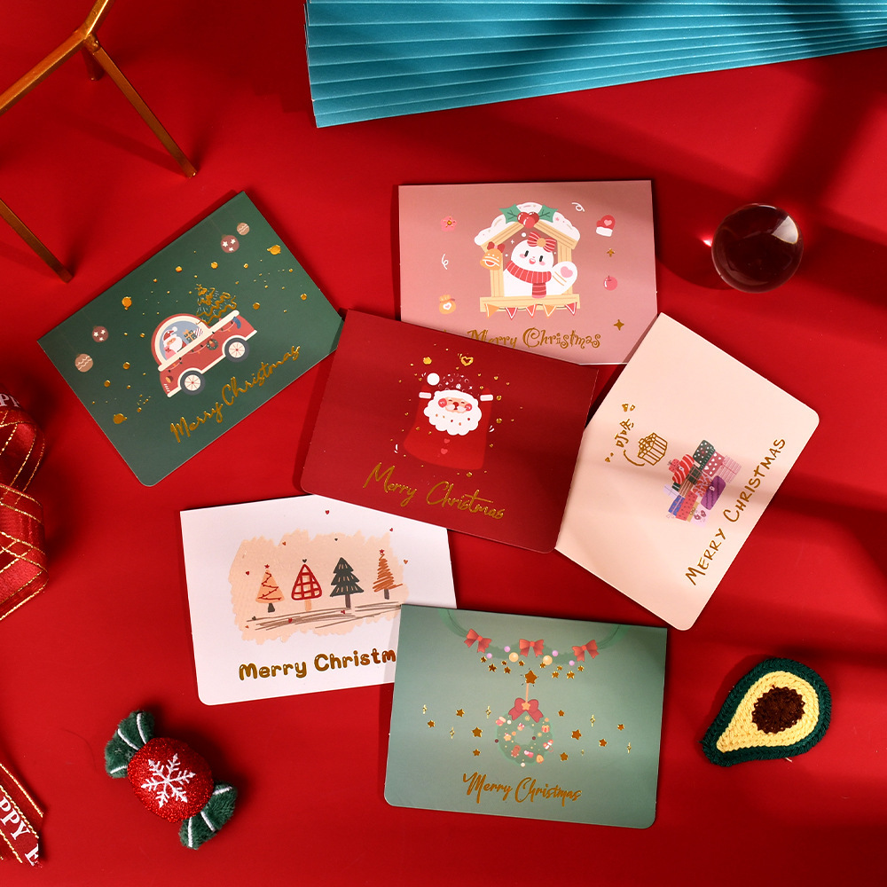 Amazon Hot Sale Navidad tarjetas de felicitación inswind festivales tarjetas de felicitación de negocios tarjetas de regalo de acompañantes de alto nivel