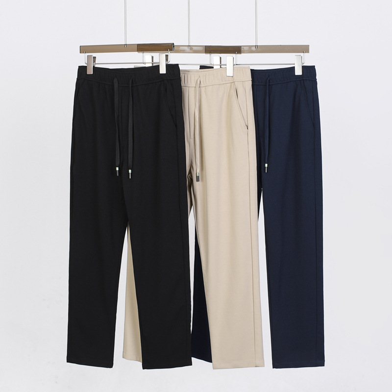 280G Lyocell Cotton Blended Casual Pants Men's Spring and Summer New Joker Tapered Pants Loose Straight Pants 280G Lyocell Cotton Blended Casual Pants Men's Spring and Summer New Joker Tapered Pants Loose Straight Pants
