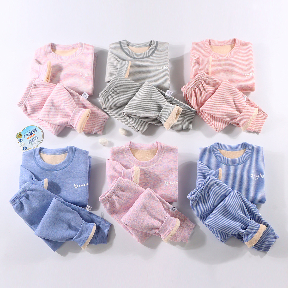 [Personalizado] pijamas de terciopelo de otoño e invierno para niños