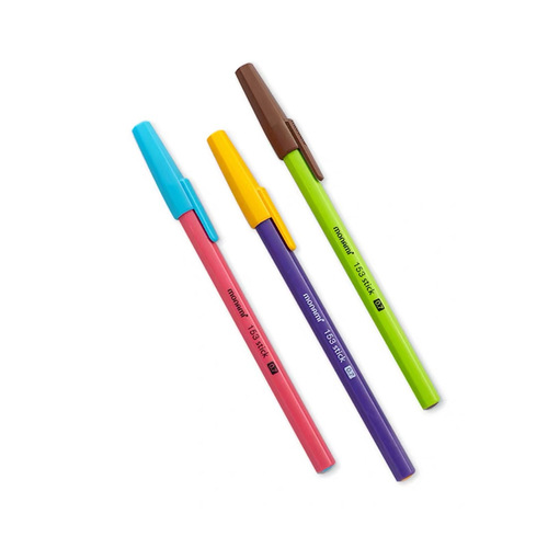 Monami Korean 0.7mm cap-type ballpoint pen signature pen contrasting color ballpoint pen 153Stick