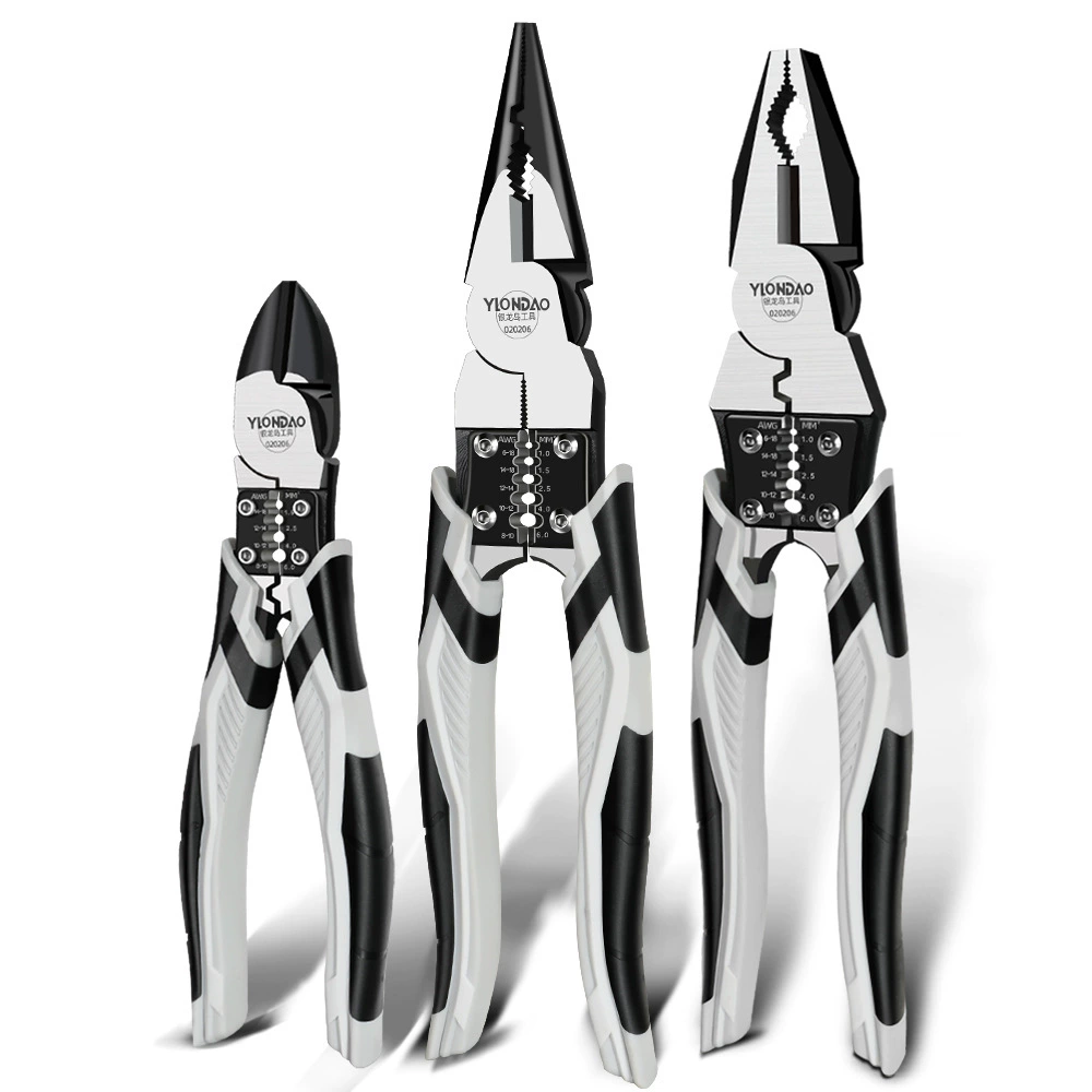 Universal steel wire, cable pliers, needle-nose pliers, tiger