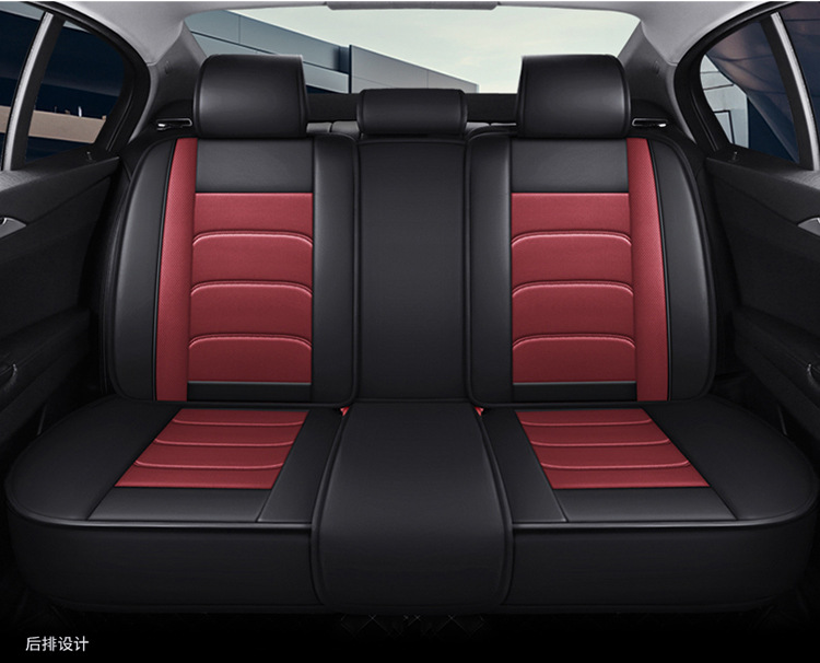 Napa Leather All-Season Car Seat Cushion Fully Surrounded Leather Car Seat Cover Cross-Border Foreign Trade Breathable and Wear-Resistant Seat Cover