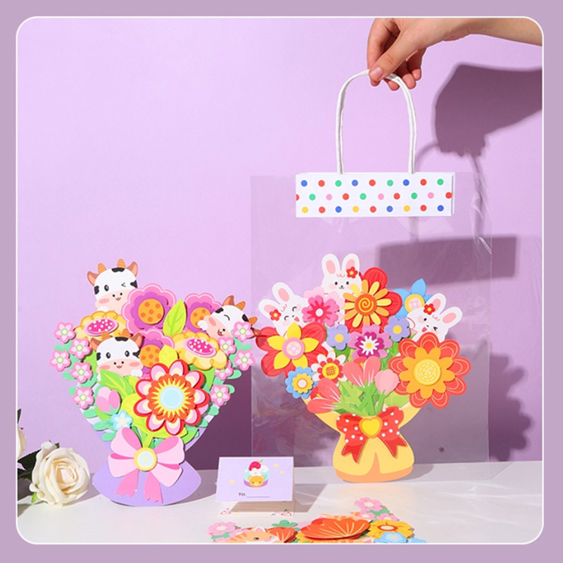 2025教师节礼物手工diy花束 手工制作材料包创意手工教师节立体花|undefined