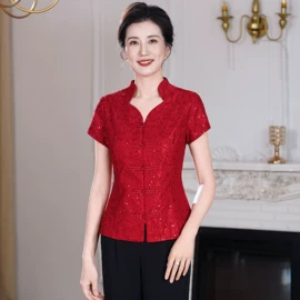 旗袍;妈妈服;女式毛呢外套