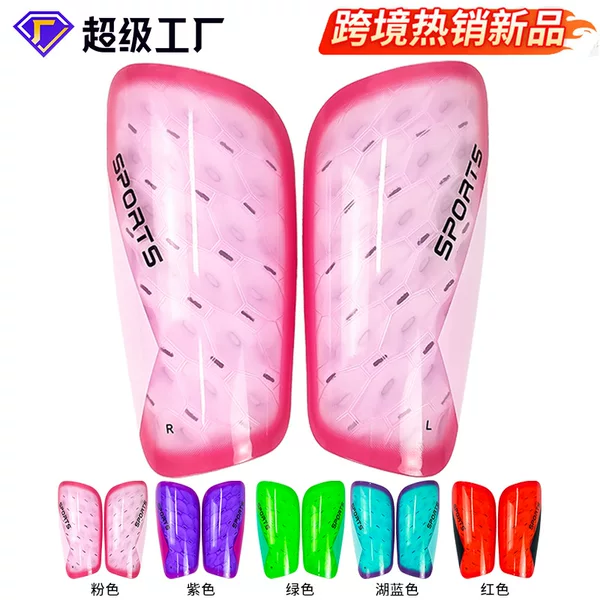 Cross-Border Football Shin Guards, Thickened Mesh Breathable Shin Protectors, Children's and Youth Competition Calf Guards, Wholesale