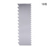 25 types of stainless steel cream scraper cake pattern modeling polygonal sawtooth scrape plate DIY baking tool