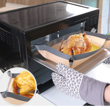 现货加厚纤维烤盘垫 硅胶烤箱垫面包马卡龙曲奇烤鸡烤垫 烘焙工具