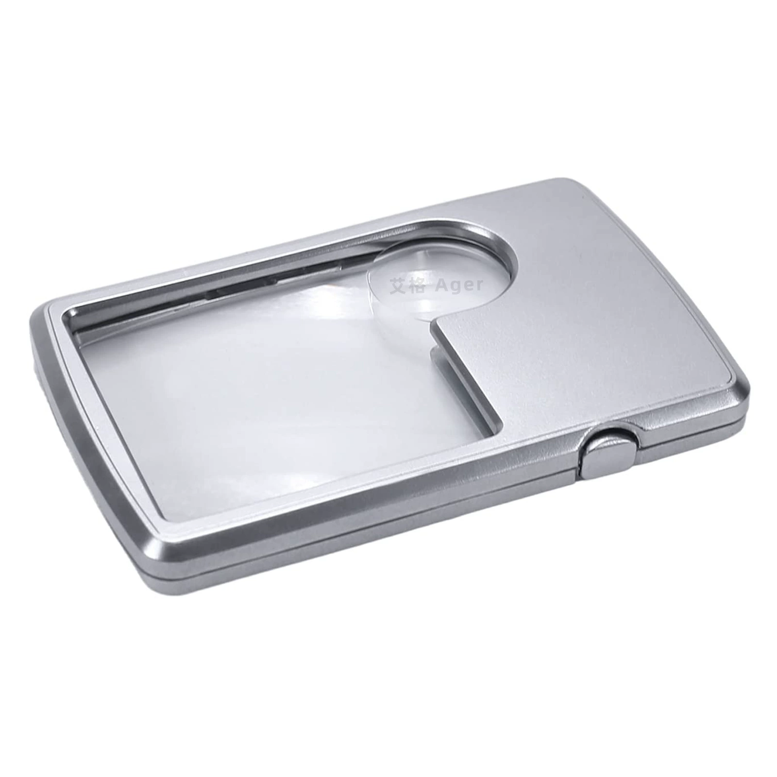 3-6 раз прямоугольная светодиодная световая карта Портативная Лупа легкие портативные акриловые линзы с подсветкой материнского зеркала