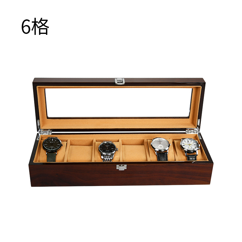 나뭇결 색 6 테이블 상자