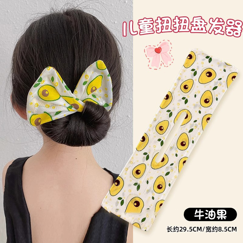 Perezoso arco mágico twist chuck cabello 2025 nuevo adulto bola cabeza artefacto brotes de flores toque de cabello clip para el pelo