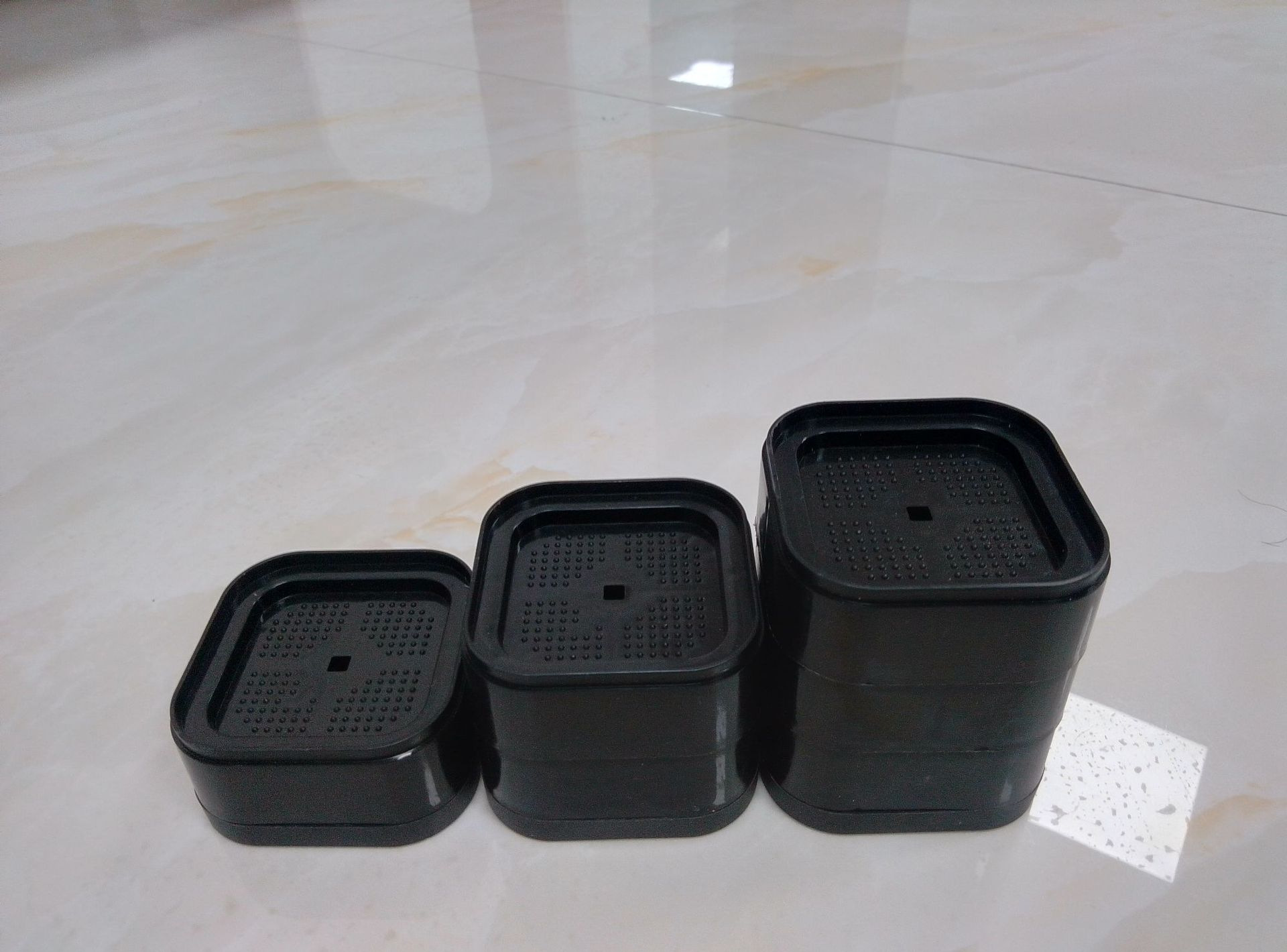 almohadilla de pies universal para lavadora almohadilla de amortiguación antideslizante almohadilla de amortiguación almohadilla de alta altura a prueba de humedad base de rodillo de rueda de onda refrigerador