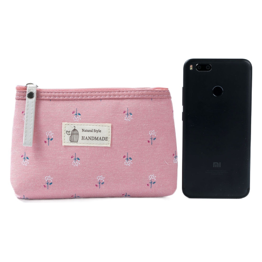 Estilo coreano ins chica corazón bolsa de almacenamiento portátil simple de las mujeres bolsa de cosméticos pequeña red roja moda viaje mini bolsa de lavado