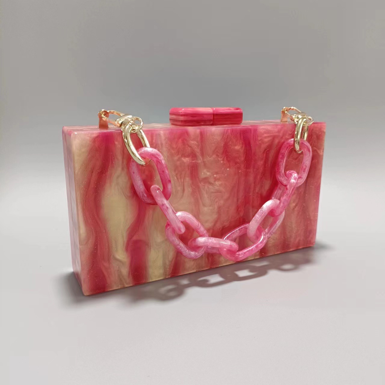 Elegant Women’s Evening Bag With Starry Sky Design And Chain Strap_voghion.com