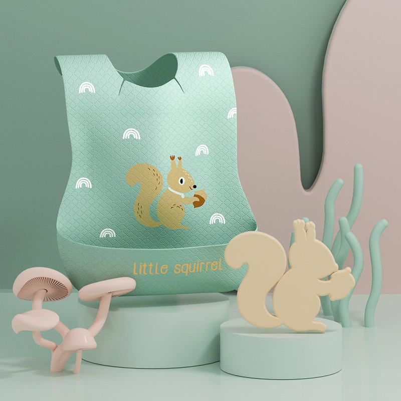 Productos para madres y bebés bebés baudón impermeable baudón mayorista para niños comidas baudón desechable sin lavado