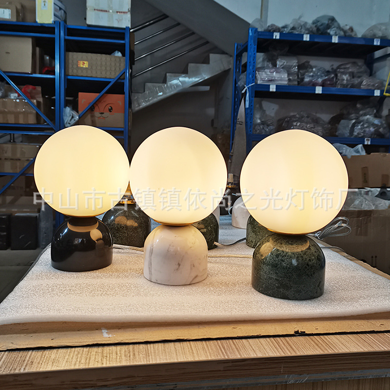 New Nordic Post-modern Ins Style Small Table Lamp Creative Simple Table Lamp Modern Bedside Study Marble Table Lamp New Nordic Post-modern Ins Style Small Table Lamp Creative Simple Table Lamp Modern Bedside Study Marble Table Lamp