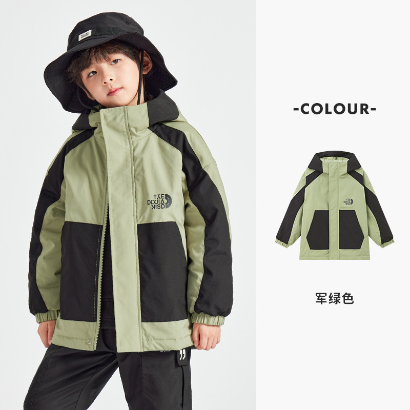 Muchos niños de algodón cortado abrigo colección impermeable otoño y invierno ropa de algodón de invierno para niños mayores