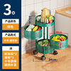 Rotating kitchen, universal multilayer corner frame, basket, storage system