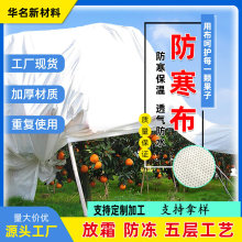 柑橘果树防寒布白色防寒无纺布农业农用防寒保温折叠透气