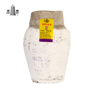 塔牌绍兴黄酒陈年加饭酒10kg坛装手工冬酿半干花雕21-22随机发