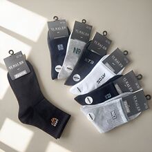 2025年秋冬新款男女运动学院风中筒棉袜袜子店摆摊袜子货源批发