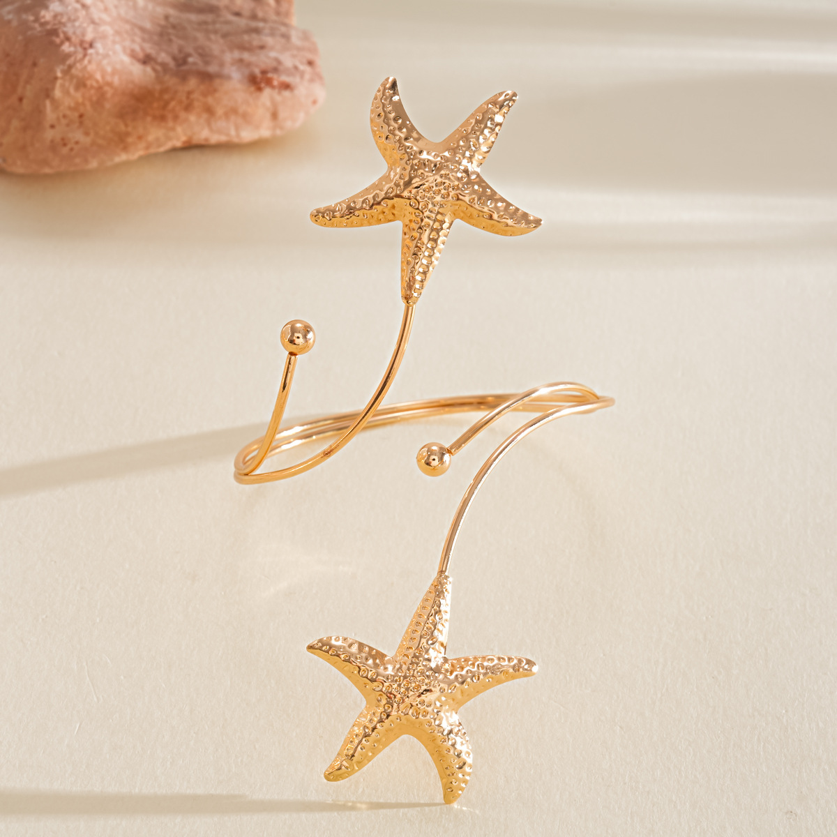 Europa y los Estados Unidos goteo de aceite de estrellas de mar abierto brazalete personalidad transfronteriza dopamina vacaciones de mar joyas de brazalete de mujer