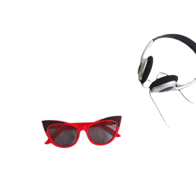 Moda ojo de gato parpadeante personalidad gafas de sol para niños Europa y América transfronterizas gafas de sol para niños al aire libre gafas de sol