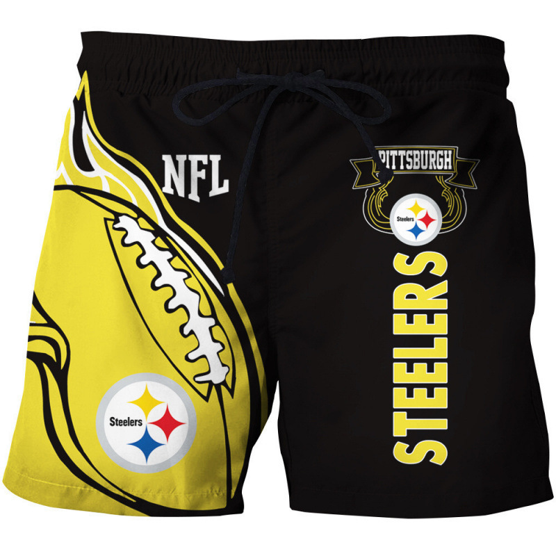 2022Nfl Full Range of Football Cross-Border Independent Station 3D Digital Printing Men's Fashion Sports Beach Shorts