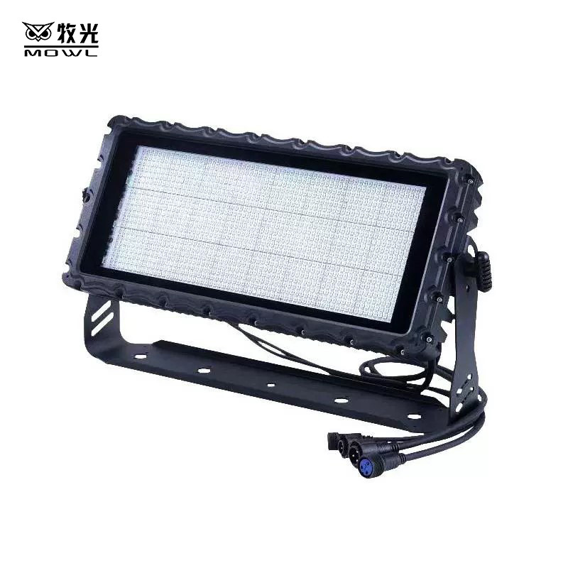 Lámpara estroboscópica a prueba de agua de 24 segmentos, actuación en el escenario al aire libre, boda 1440 600W, luz intermitente a todo color RGB teñida