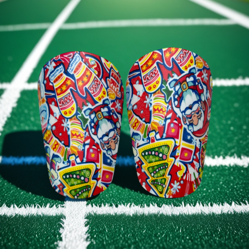 2025 New Shin Pads Ks-1069 Men's Professional Leg Protection Fixed Cover Kidsren's Shin Pads Boys' Calf Protection Anti-Collision