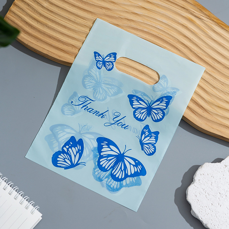 [3 new] Butterfly with blue background; width 35*height 45CM [100 pieces]; 7 sil…