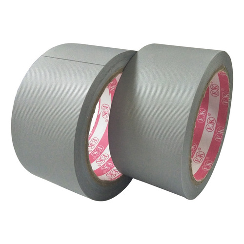 Silver gray knife-free tape PVC cloth pattern wear-resistant no adhesive residue easy to tear pvc single-sided tape manufacturer wholesale