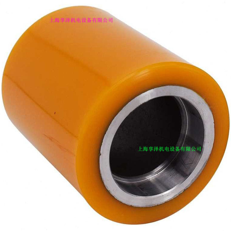 林德电动地牛叉车T20载重轮橡皮轮子  蓄电池拉机牛筋轮叉腿轮胎