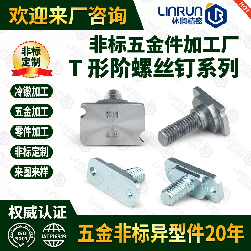 定制高难度冷镦件 冷镦复杂型五金配件 不锈钢带字刻字螺纹紧固件
