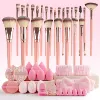Fuchsia set, 53 pieces
