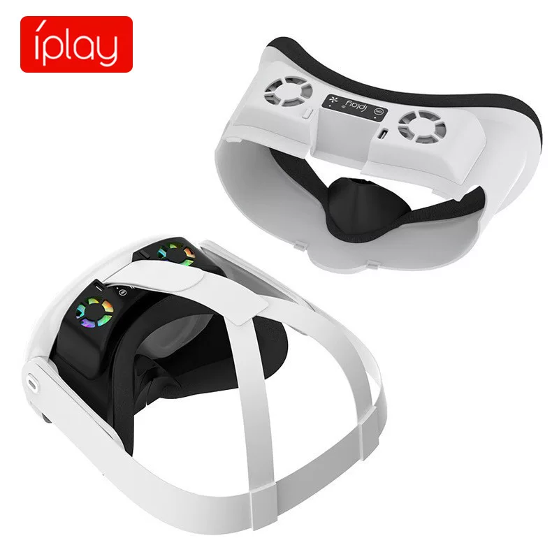 Охлаждающий вентилятор для Meta Quest 3, щит от света для очков Oculus Quest 3, RGB-подсветка