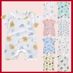 2023 Baby Onesie Romper Cartoon Foreign Trade 0-2 Years Old Onesie Wholesale Baby Onesie Baby Onesie