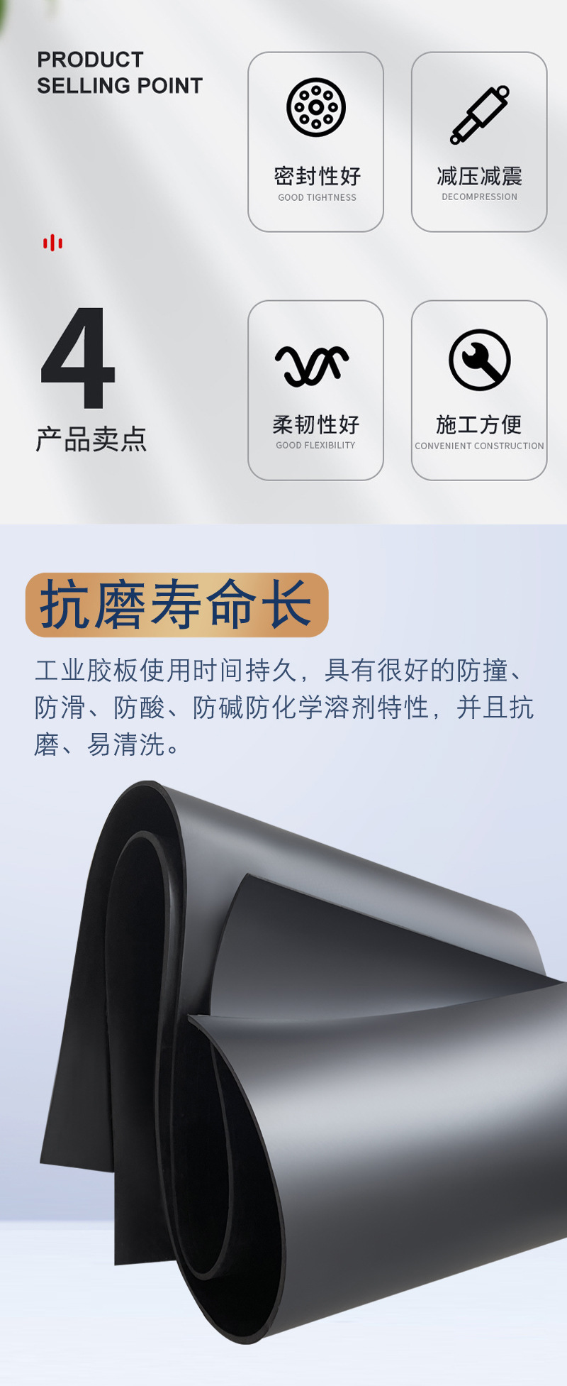 普通铺地耐油防水减震橡胶垫黑色橡胶皮垫工厂车厢3mm工业橡胶板-阿里巴巴