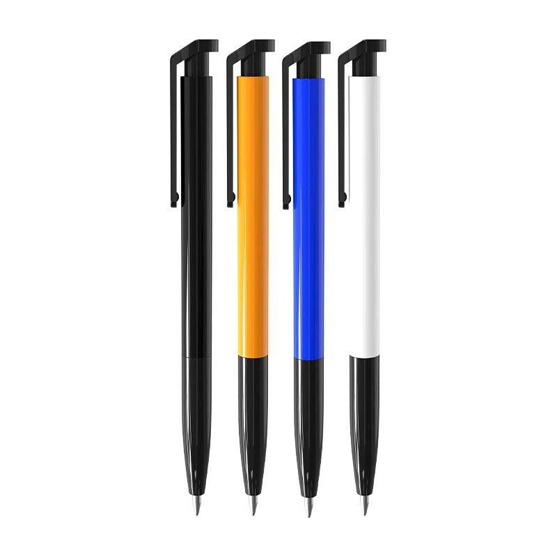 淘乐美 Blue ballpoint pen, black rollerball pen for office, teaching bullet, 0.7mm