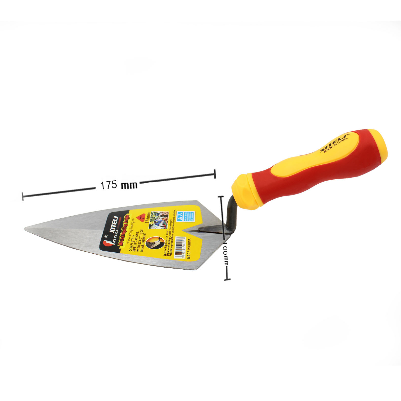 Venta directa de fábrica paleta de cabeza redonda azulejo cortador azulejo herramienta Oval paleta señaló cortador de ladrillo