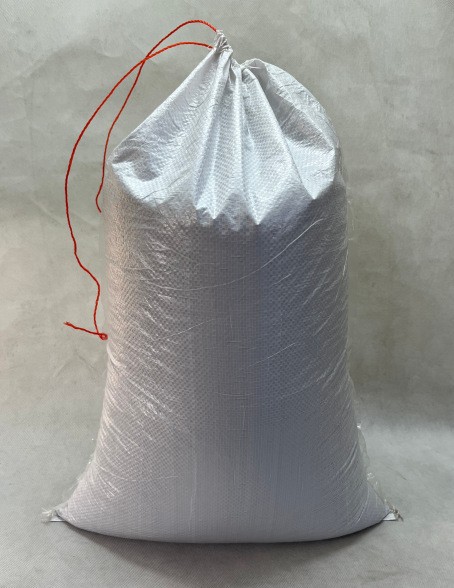 Bolsa tejida impermeable laminada con cordón, bolsa de embalaje para paquetes de mensajería reforzada, bolsa de almacenamiento para ropa y equipaje.
