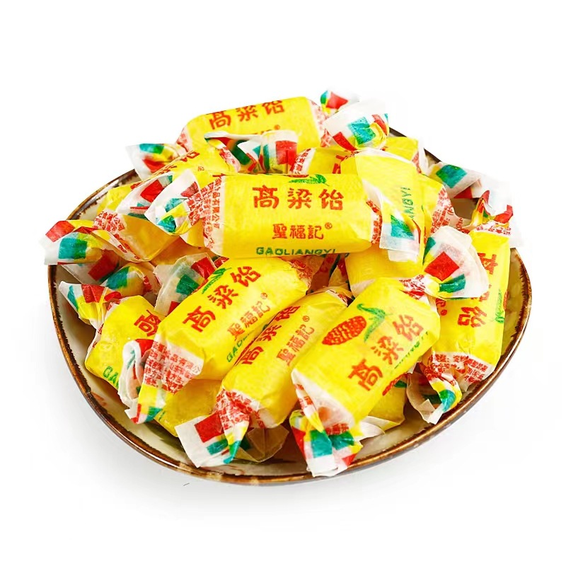 St. Fortune Maotai Honey Candy, Shandong Specialty Fruit Taffy Pulling Soft Candy Bulk Wedding Candy Old-Fashioned Honey Candy Nostalgic Snack Candy