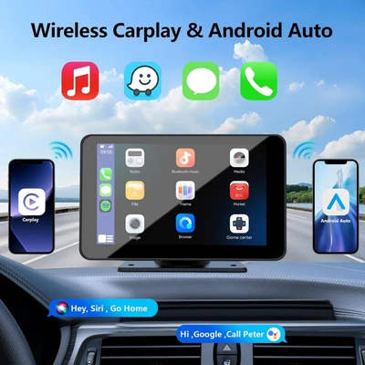 Player Multimedia Android Screen – Simsiz CarPlay və Android Auto