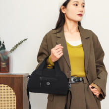 新款女士单肩手提包马卡龙配色女士斜挎包外出旅行手提小包女包