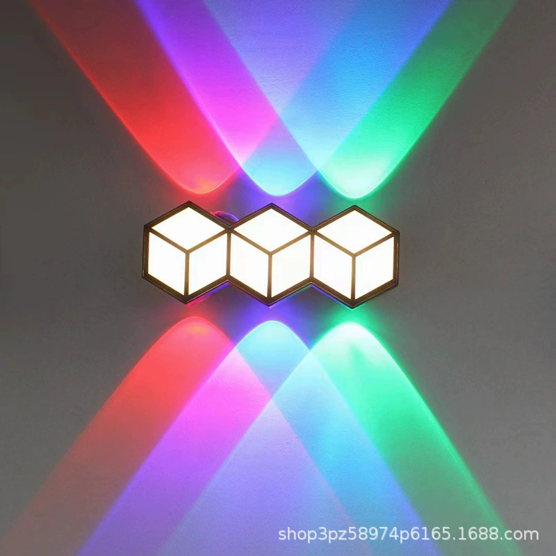 Трансграничные новые светодиодные настенные светильники на открытом воздухе креативные виллы наружные стены дворик водонепроницаемый настенный светильник простой светильник для спальни