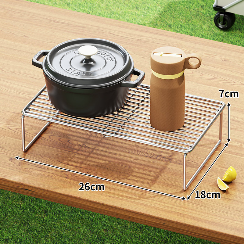 Soporte Plegable para Estufa de Camping de Acero Inoxidable, Portátil para Picnic y Exteriores image 7