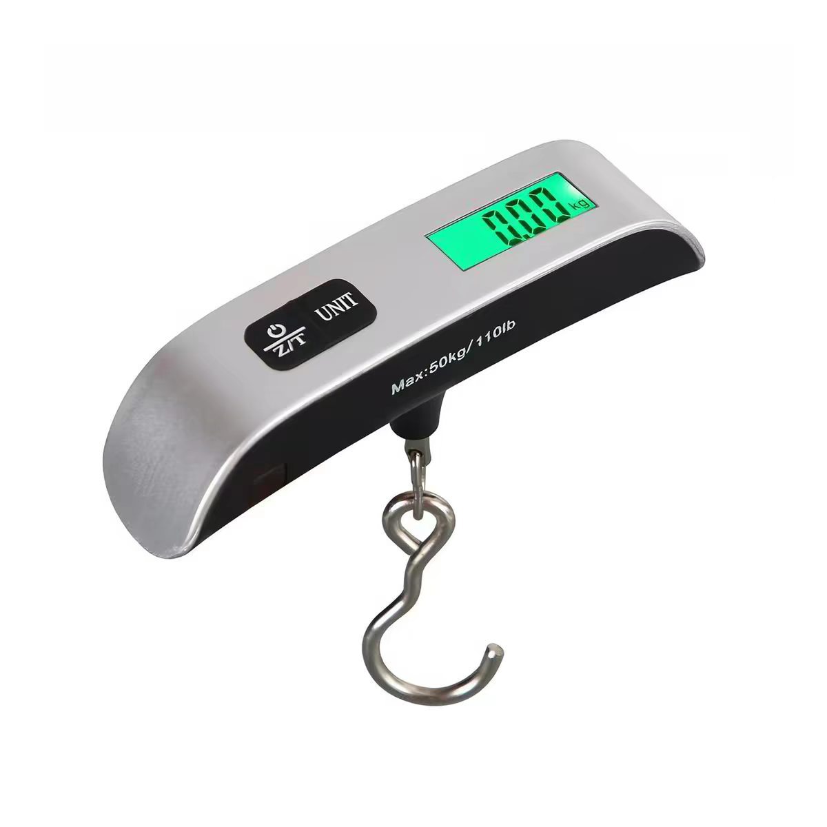 Tragbare elektronische Waage 50kg tragbare Reisegepäckwaage Marktwaage Mini tragbare Hängewaage Handwaage Versand-Hängewaage